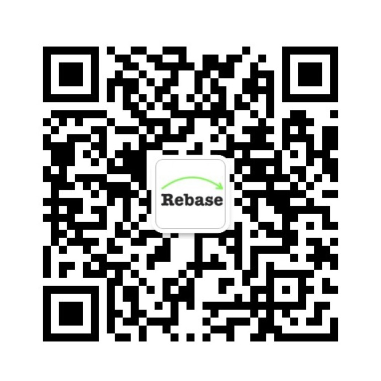 关注 Rebase 微信公众号二维码